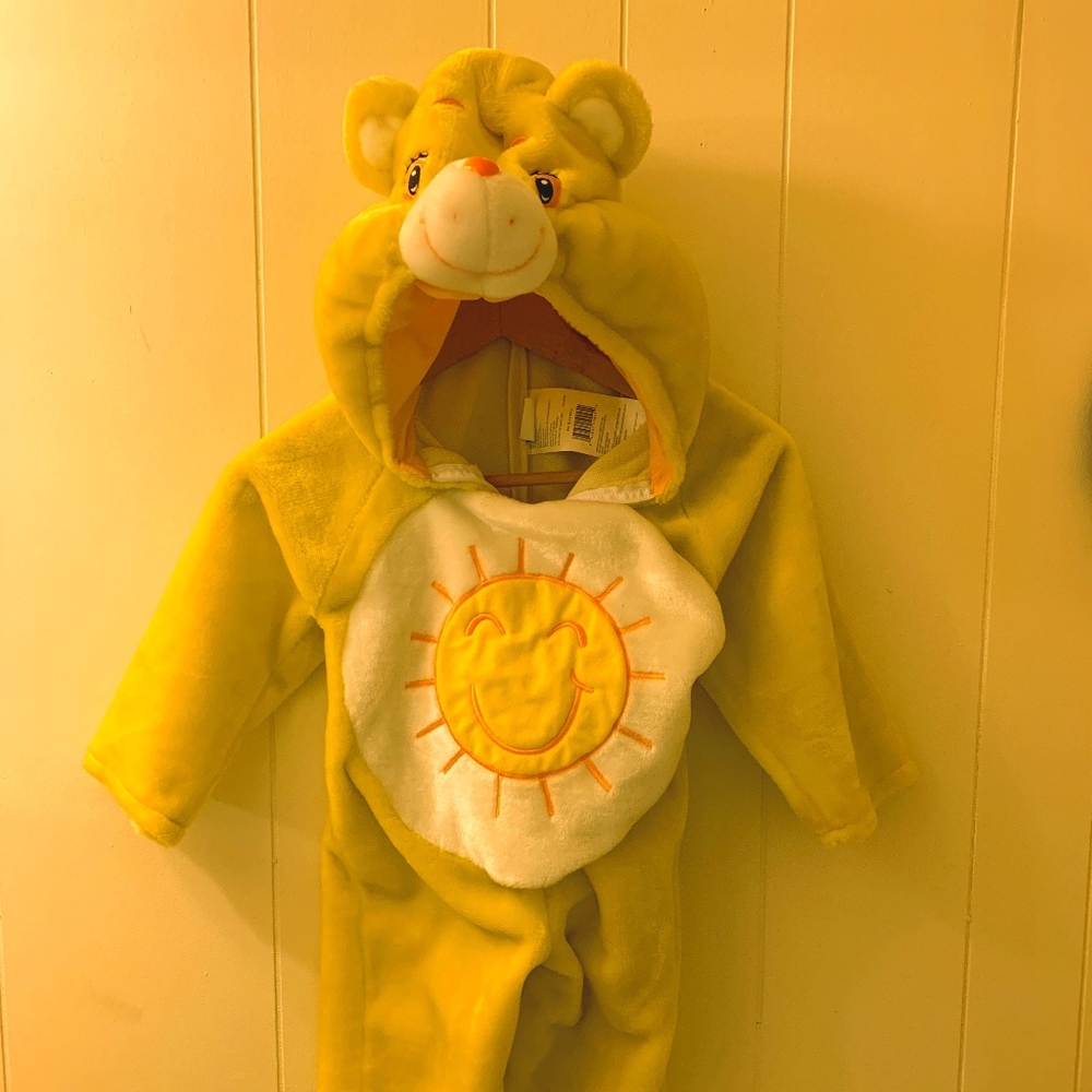 Care Bears Kids Plush Yellow Sunshine Bear